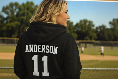 CUSTOM PLAYER HOODIE (ORDERS PLACED ON AFTER 8/17 FILLED BY MID SEPTEMBER)